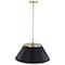 Nuvo Dover 3-Light Large Pendant Black with Vintage Brass 60/7414 - alternate 4